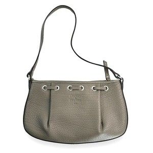 Dooney & Bourke Handbag Shoulder Bag Baguette Purse Small MINI Gray Leather